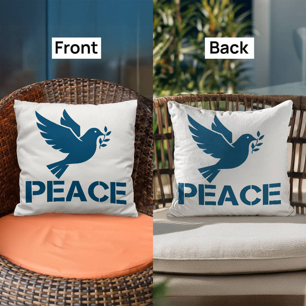 PEACE - Classic Pillow - Gift for Her - Gift for Him