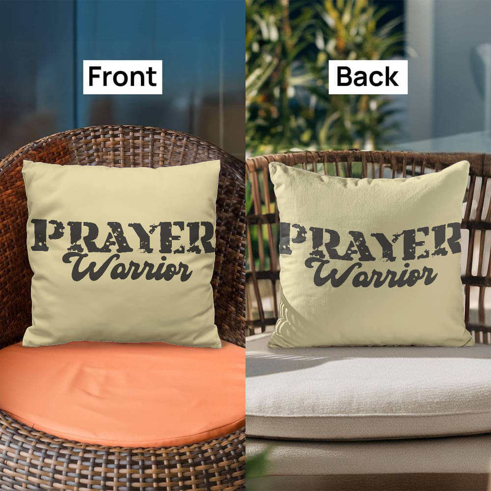 Prayer Warrior Classic Pillow – Gift for Her - Gift for Him