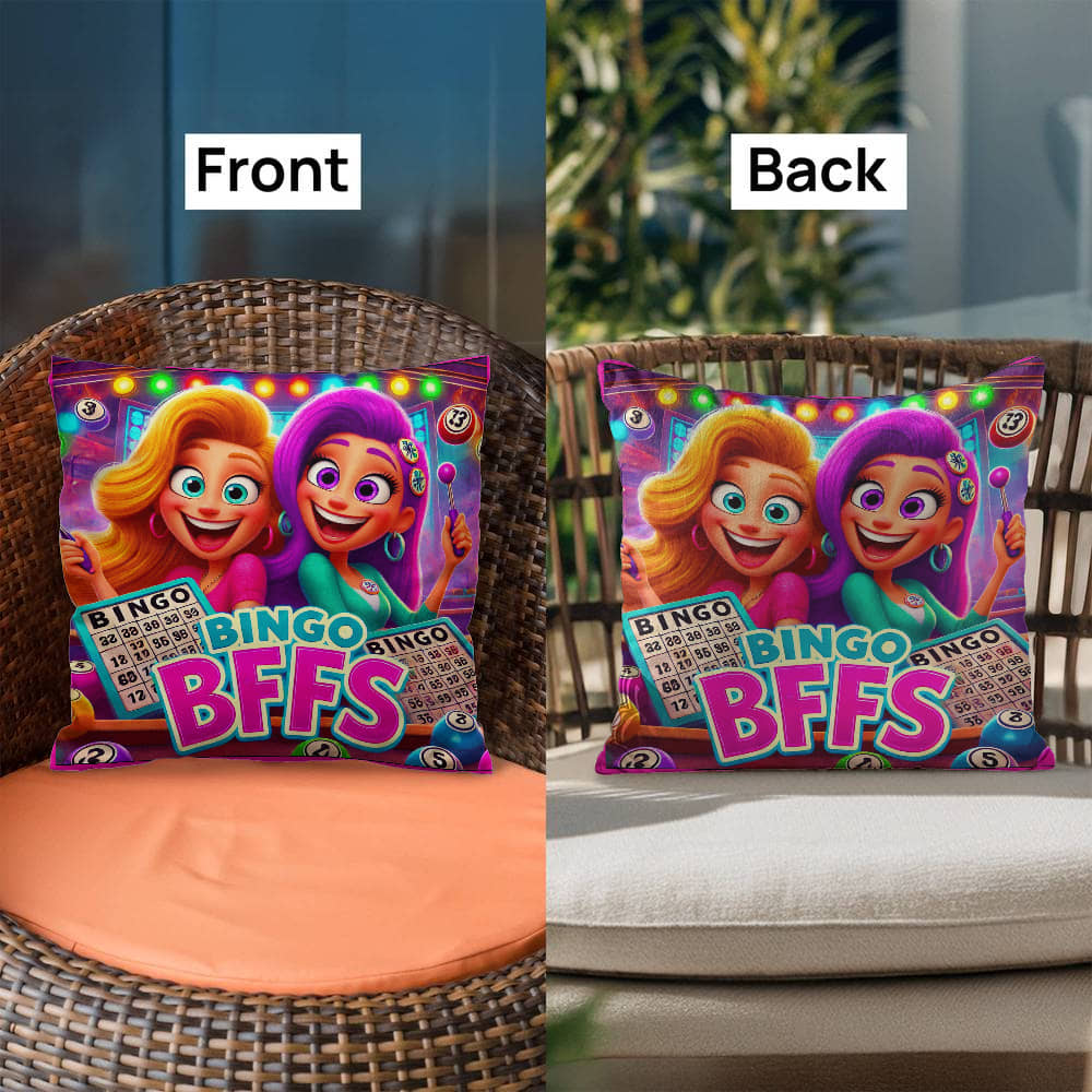 Bingo BFFS Pillow – Gift for Her
