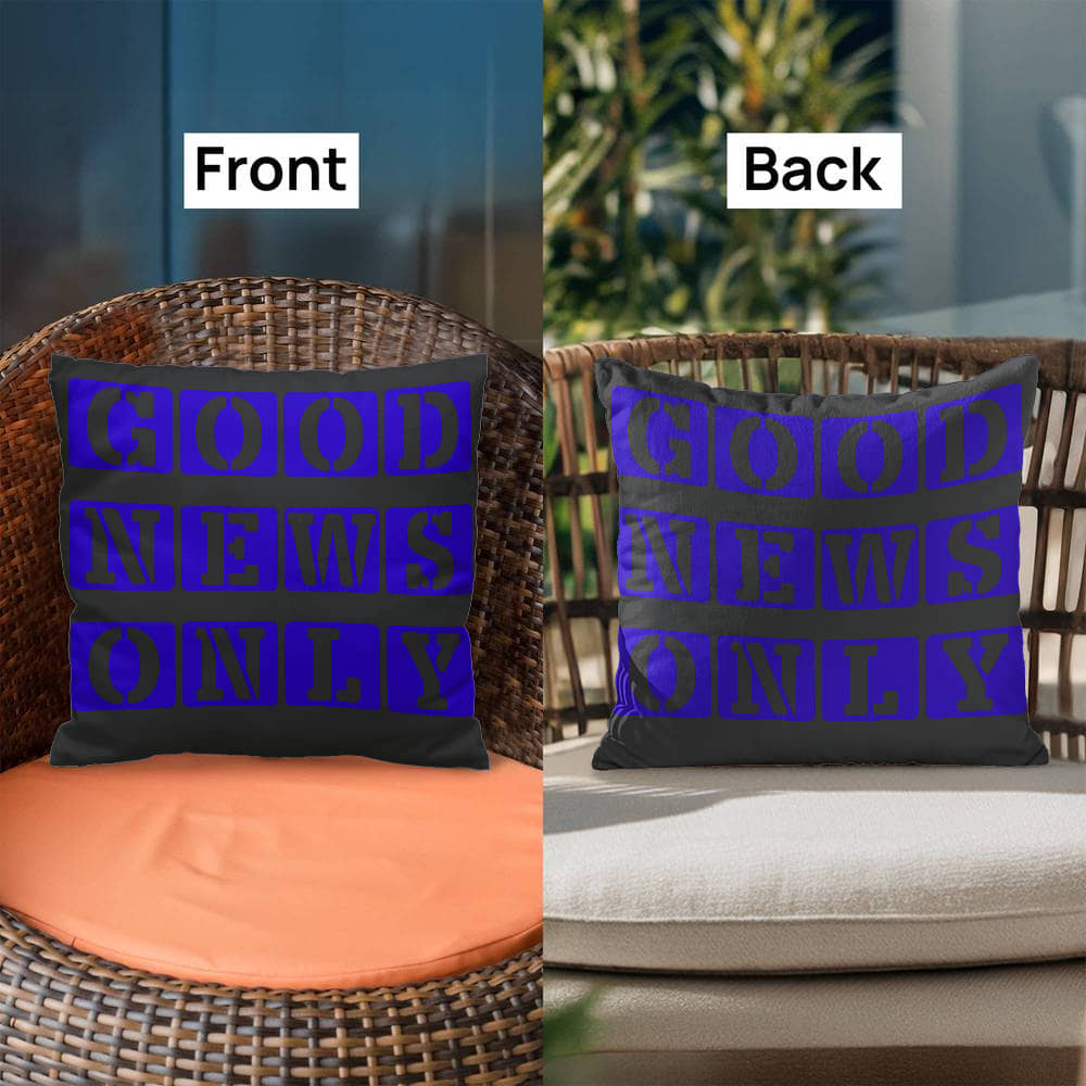 Good News Only - Classic Pillow - Gift for Her - Gift for Him