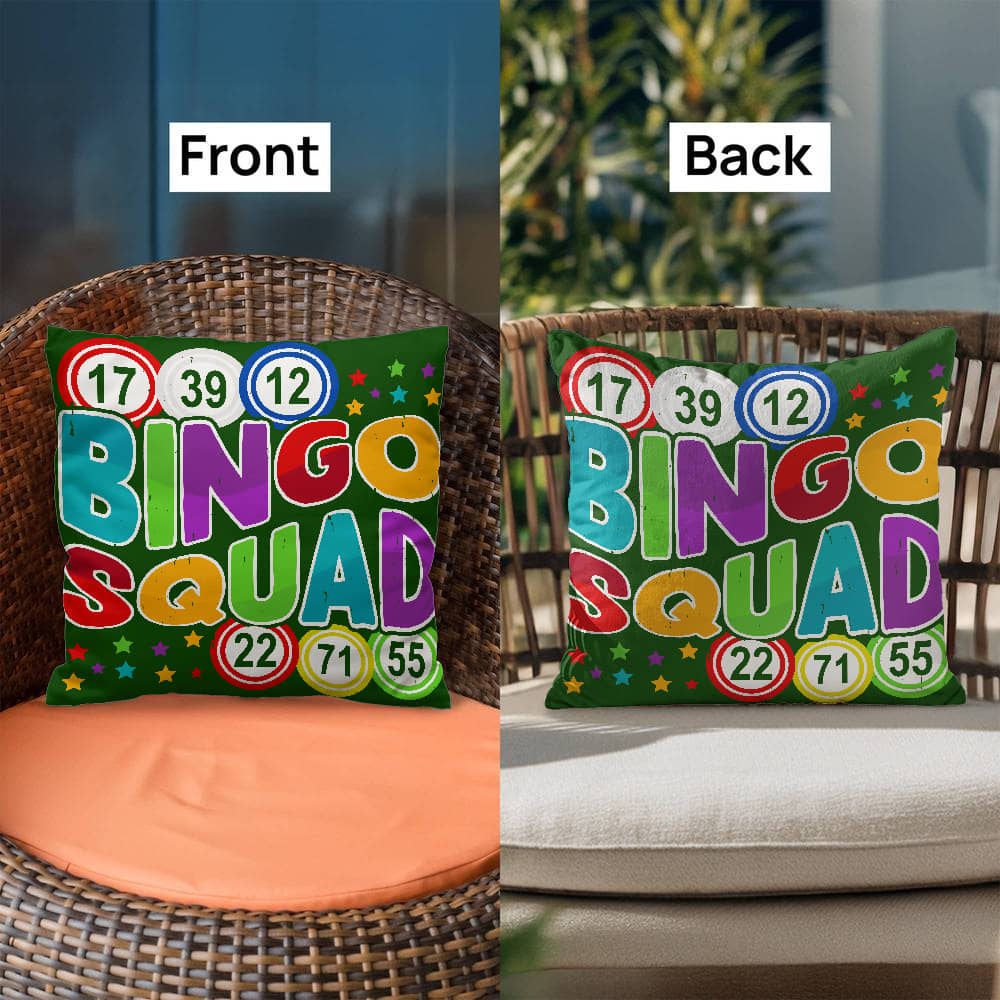 Bingo Squad 1 - Classic Pillow - Gift for Her - Gift for Him