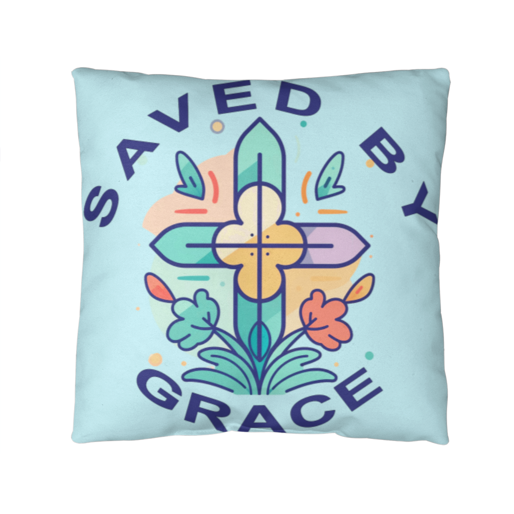 Saved By Grace - Classic Pillow - Gift for Her