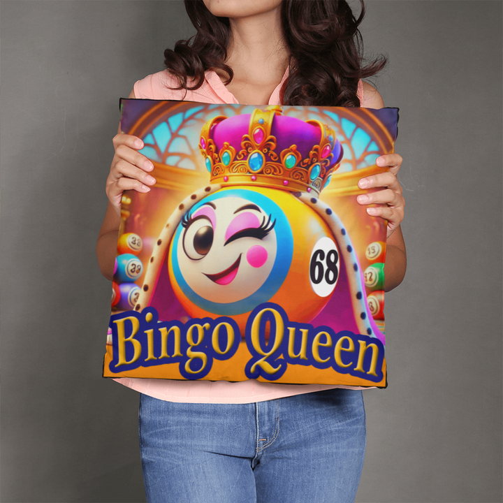 Bingo Queen Pillow – Gift for Her
