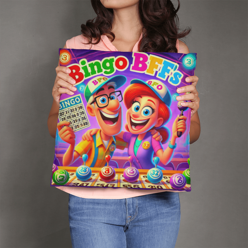 Bingo BFFS Pillow – Gift for Her - Gift for Him