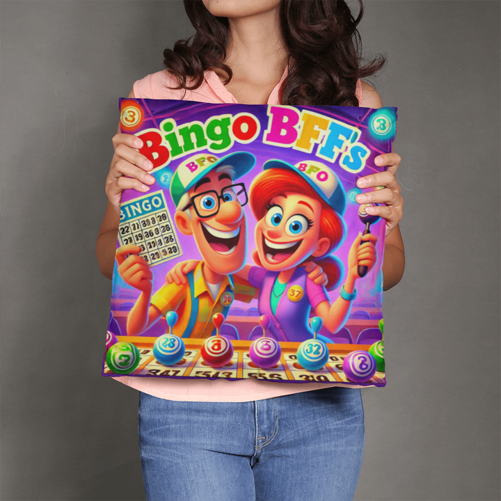 Bingo BFFS Pillow – Gift for Her - Gift for Him
