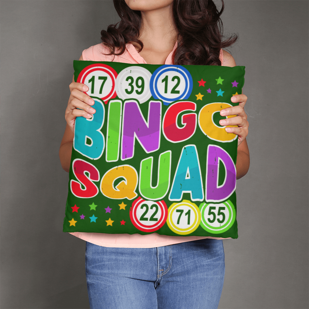 Bingo Squad Pillow – Gift for Her - Gift for Him