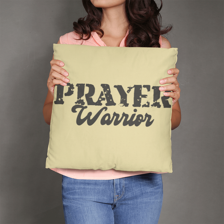 Prayer Warrior Classic Pillow – Gift for Her - Gift for Him