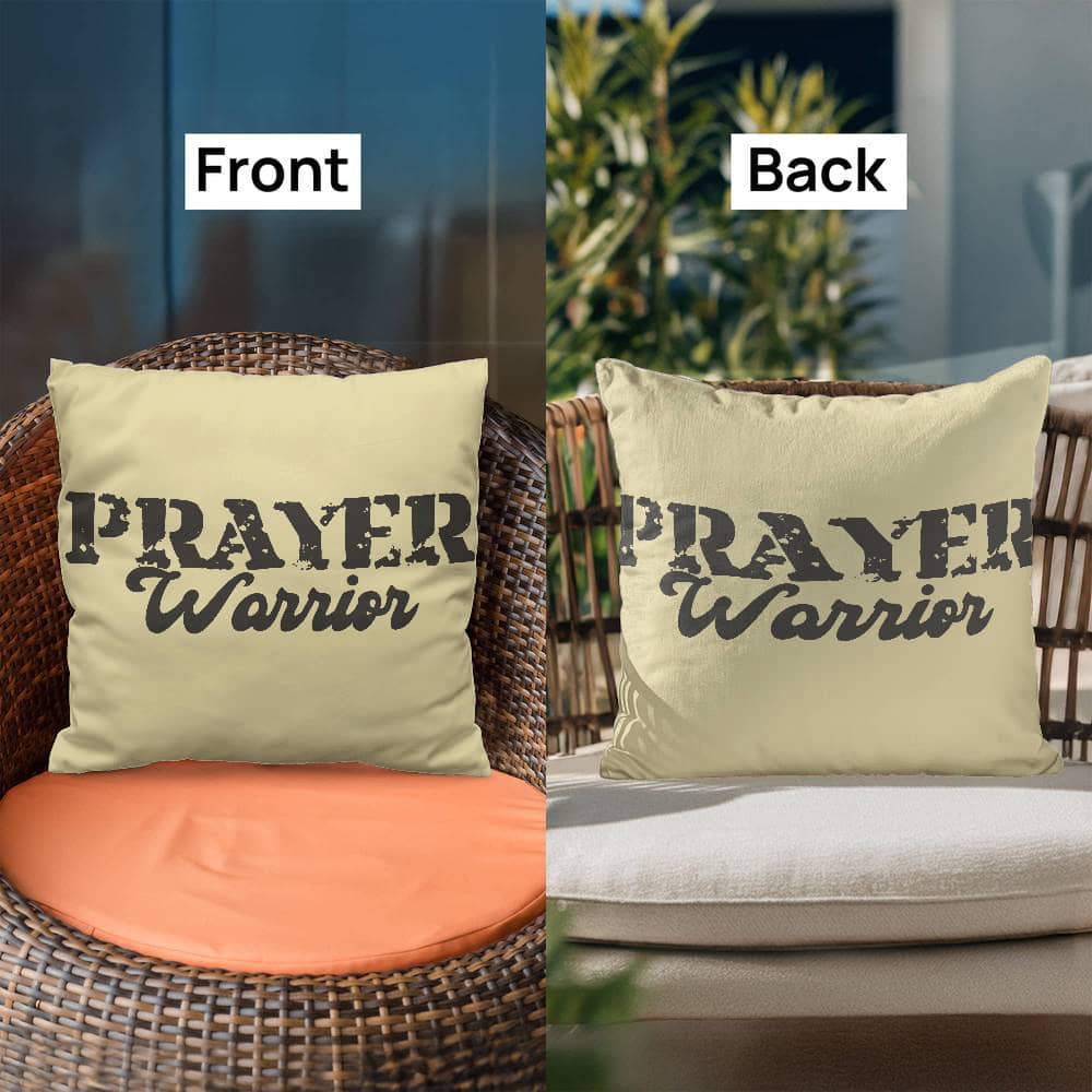 Prayer Warrior - Classic Pillow - Gift for Her - Gift for Him