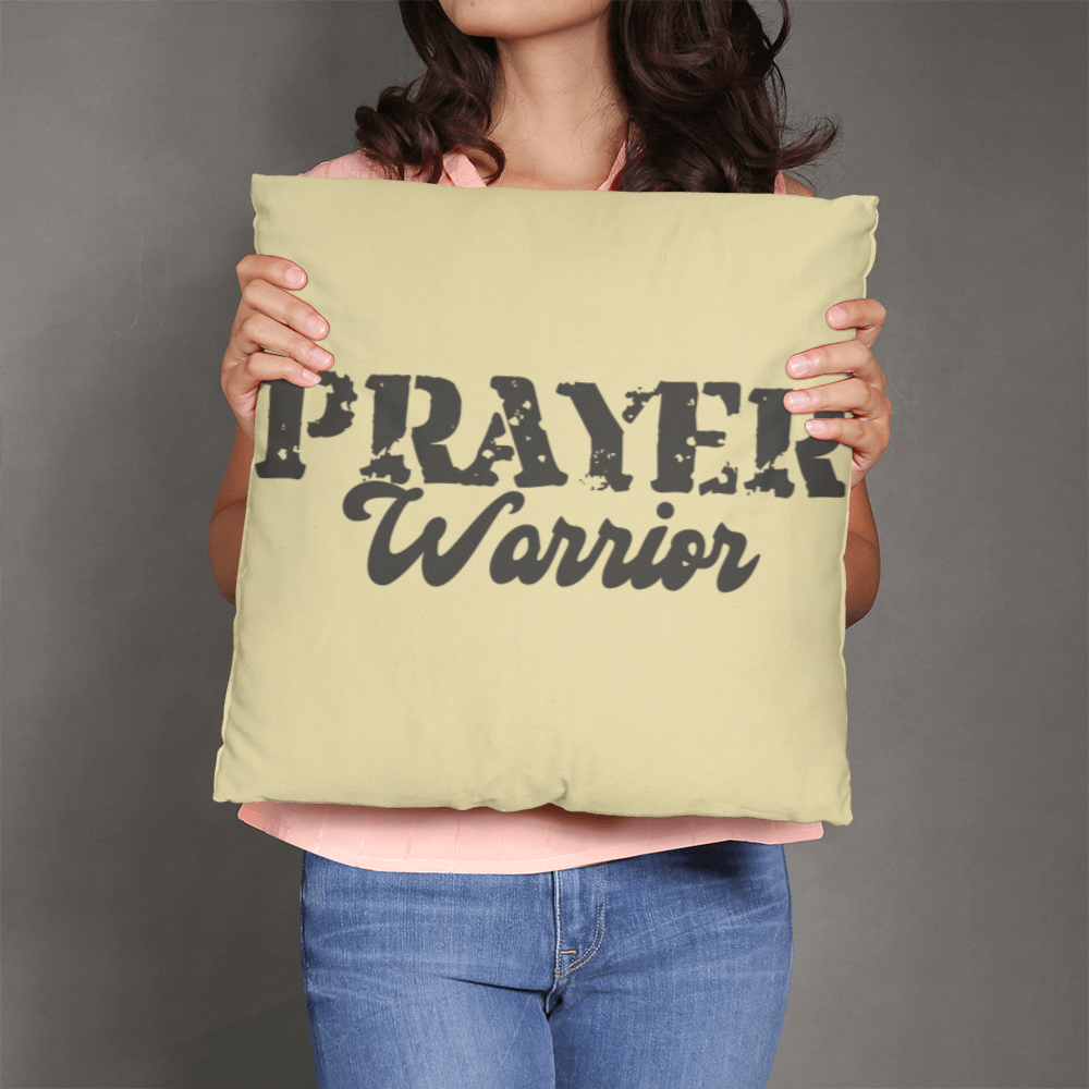 Prayer Warrior - Classic Pillow - Gift for Her - Gift for Him