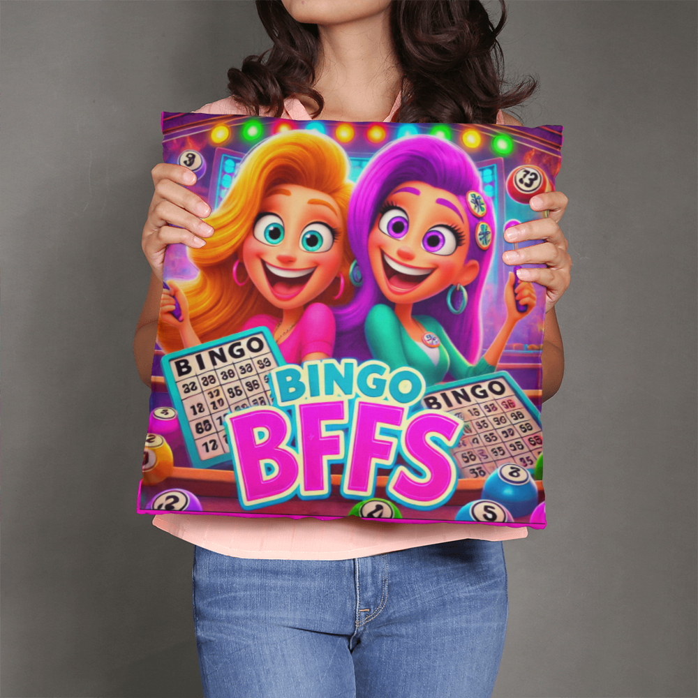 Bingo BFFS Pillow – Gift for Her