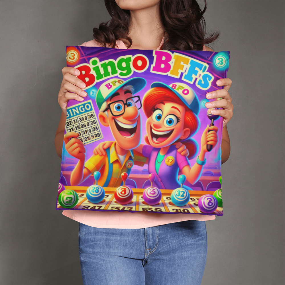 Bingo BFFS Pillow – Gift for Her - Gift for Him