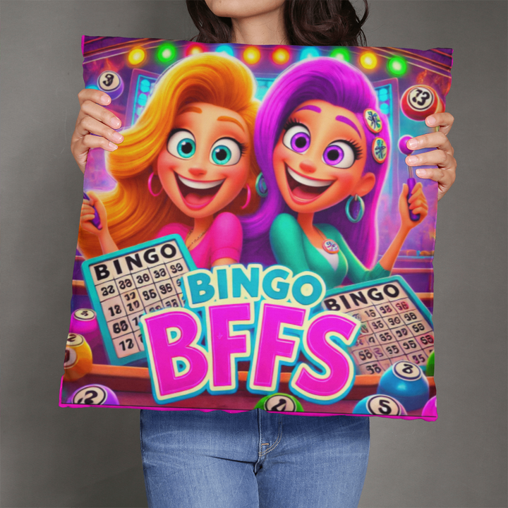 Bingo BFFS Pillow – Gift for Her