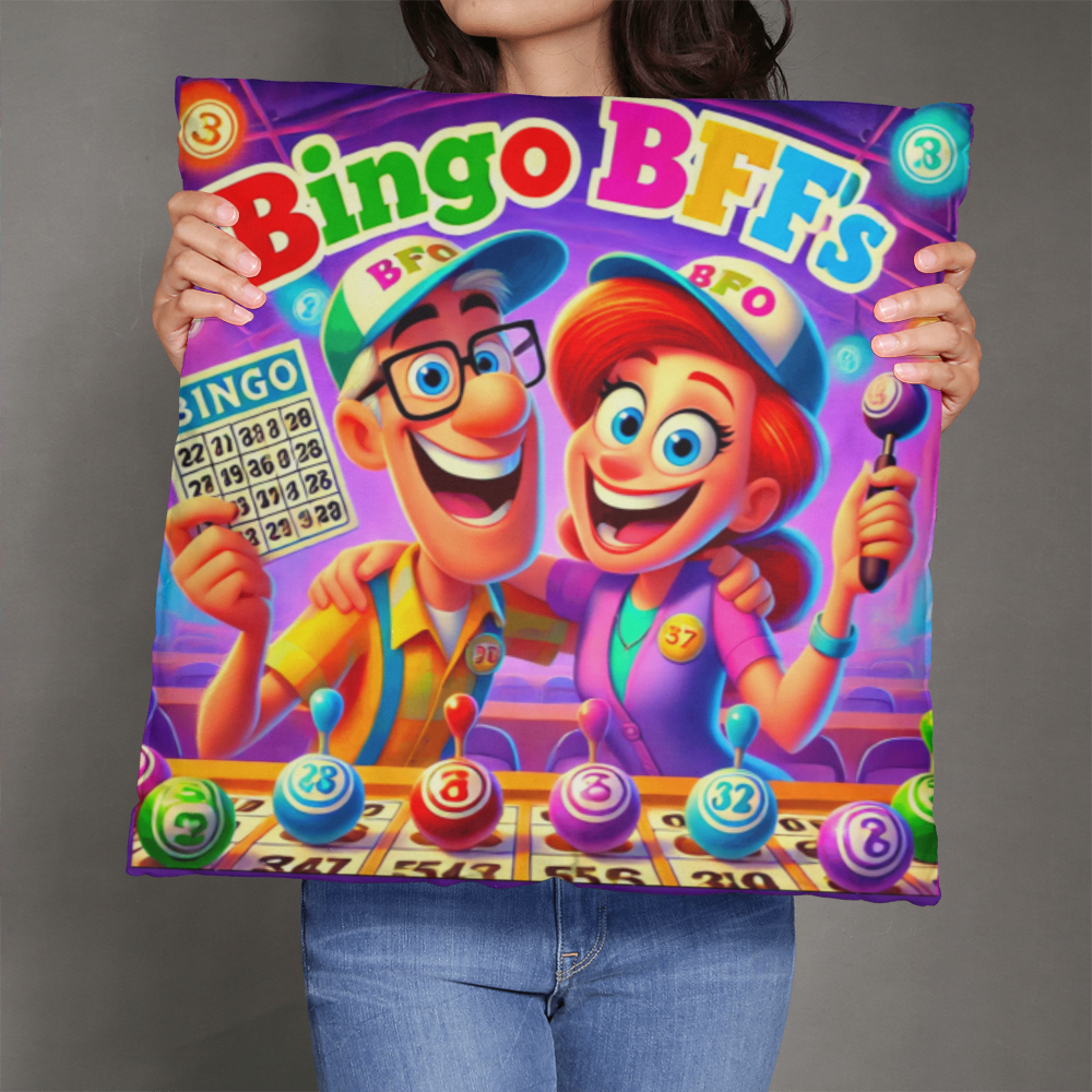 Bingo BFFS Pillow – Gift for Her - Gift for Him