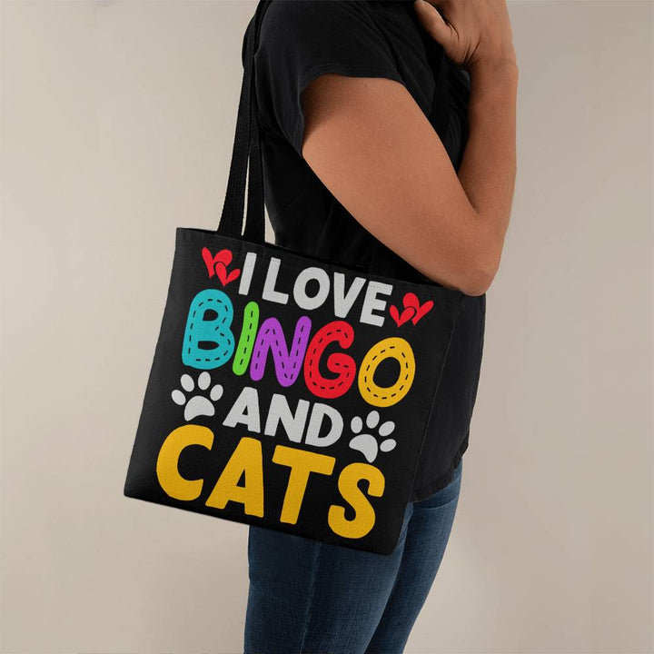 I Love Bingo And Cats – Classic Tote Bag – Gift for Her