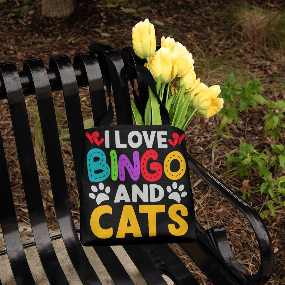 I Love Bingo And Cats - Classic Tote Bag - Gift for Her