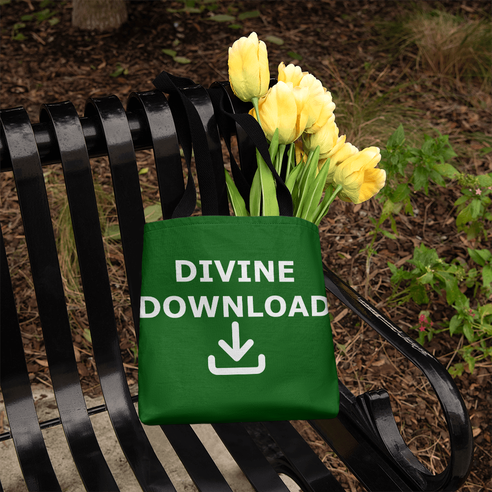 Divine Download - Classic Tote Bag - Gift for Her