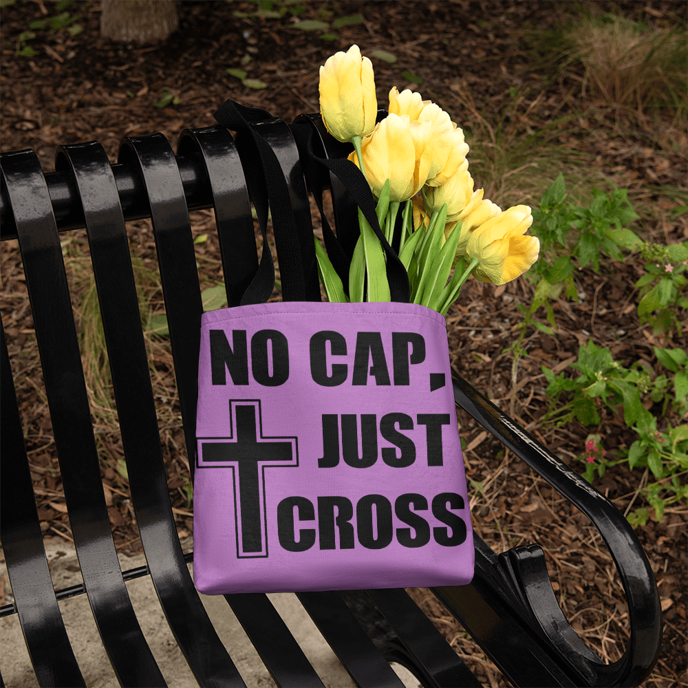 No Cap, Just Cross Classic Tote Bag – Gift for Her