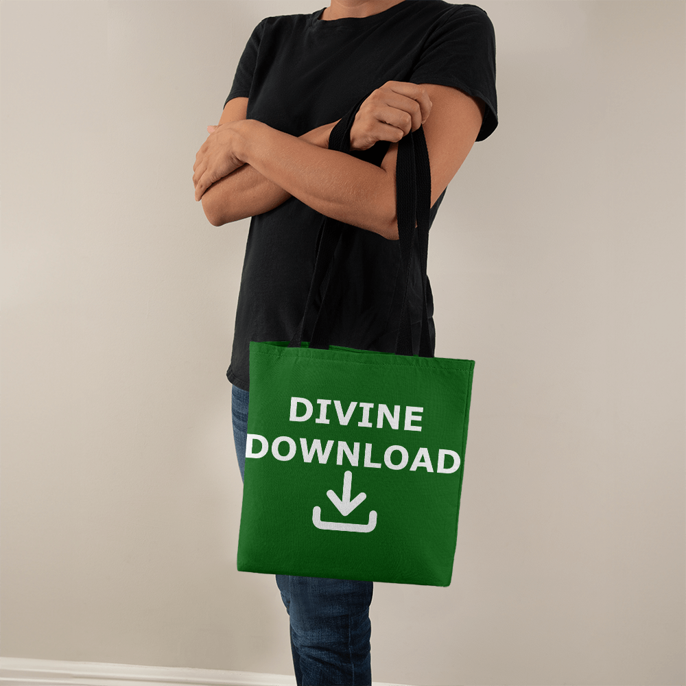 Divine Download - Classic Tote Bag - Gift for Her