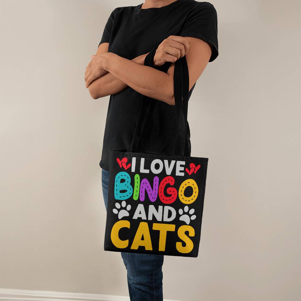 I Love Bingo And Cats – Classic Tote Bag – Gift for Her