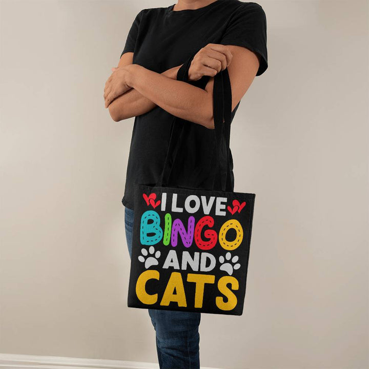 I Love Bingo And Cats – Classic Tote Bag – Gift for Her