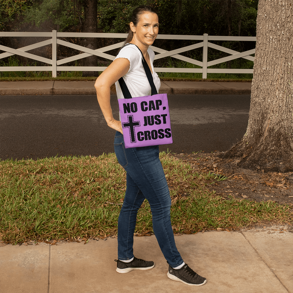 No Cap, Just Cross Classic Tote Bag – Gift for Her