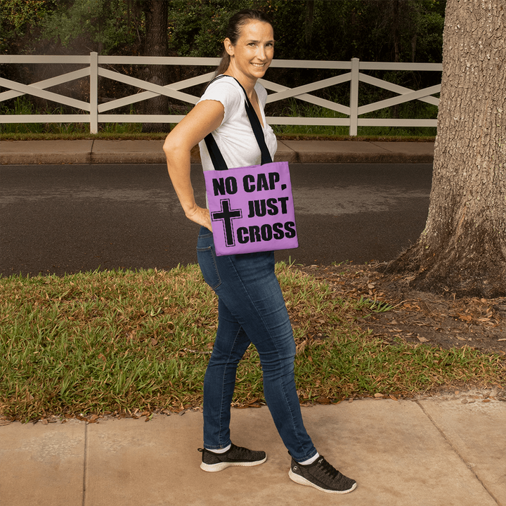 No Cap, Just Cross Classic Tote Bag – Gift for Her