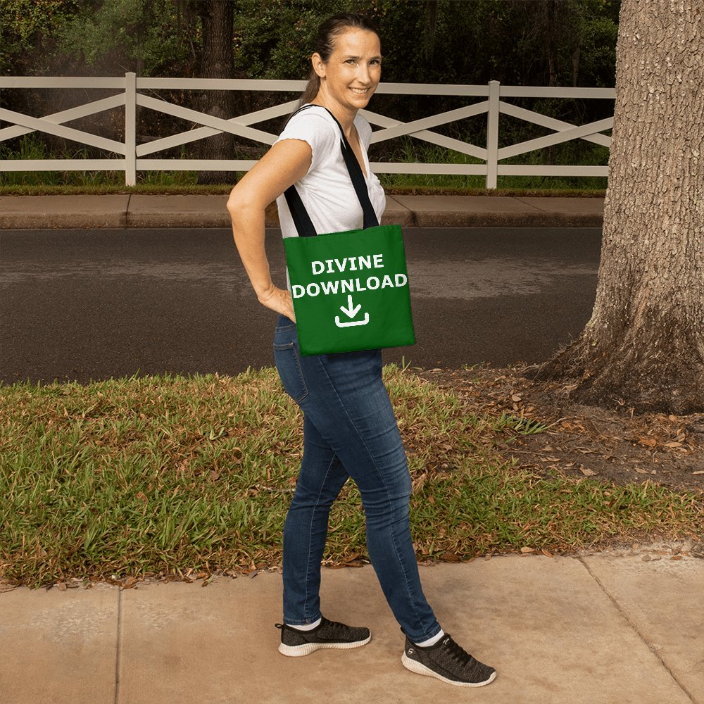 Divine Download - Classic Tote Bag - Gift for Her