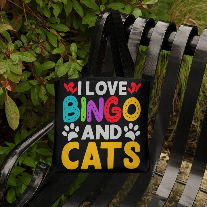 I Love Bingo And Cats – Classic Tote Bag – Gift for Her