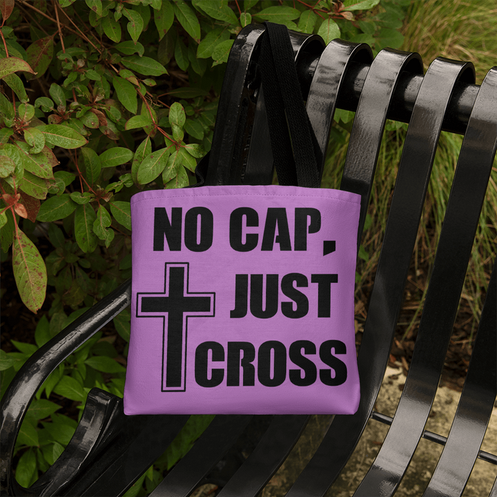 No Cap, Just Cross Classic Tote Bag – Gift for Her