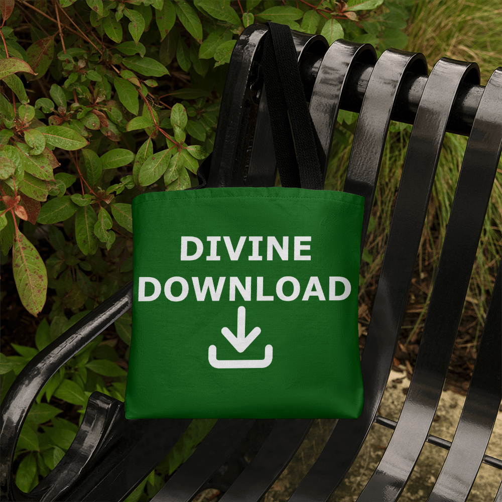 Divine Download - Classic Tote Bag - Gift for Her