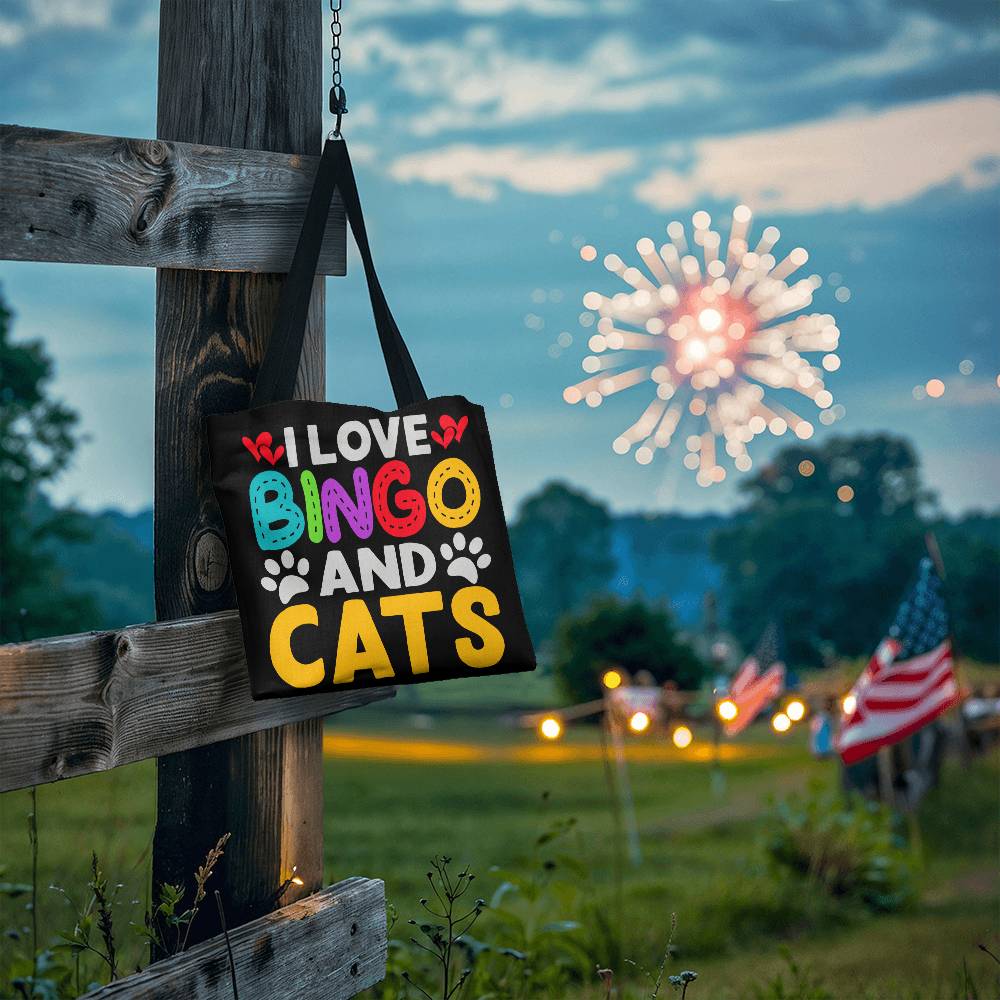 I Love Bingo And Cats - Classic Tote Bag - Gift for Her