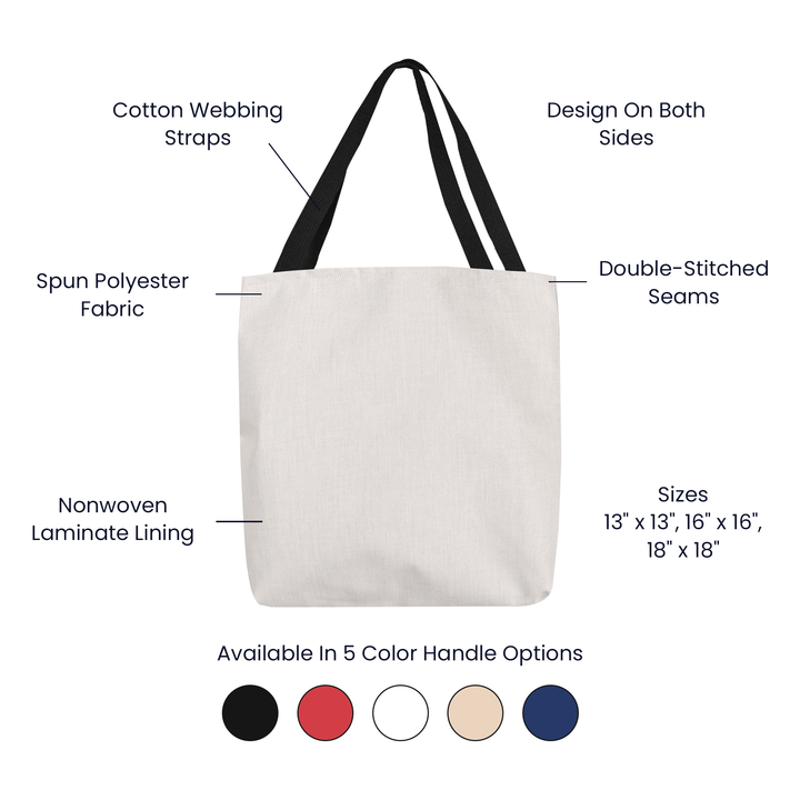 His Love Never Fails – Premium Canvas Tote Bag – Gift for Her