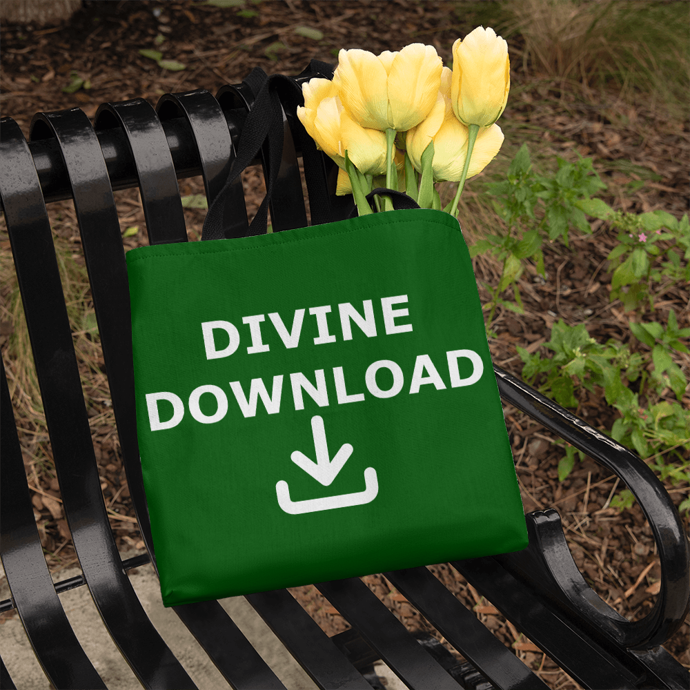 Divine Download - Classic Tote Bag - Gift for Her