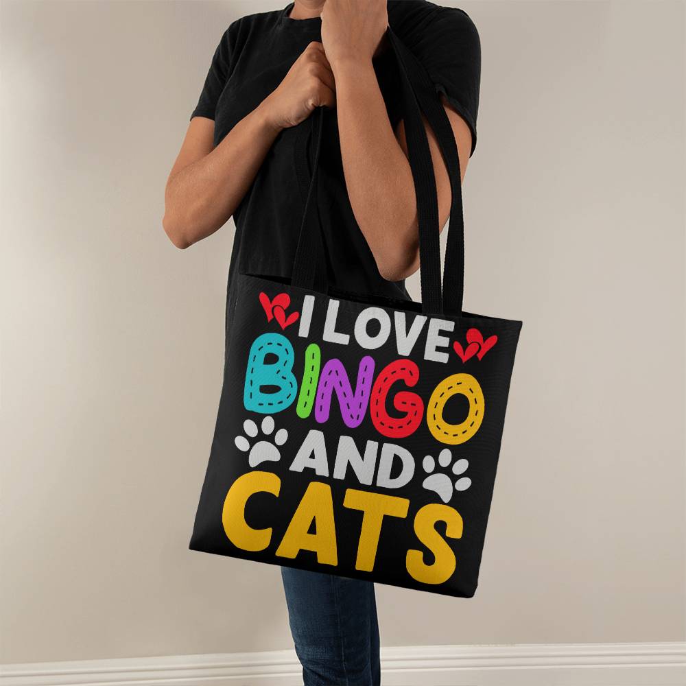 I Love Bingo And Cats - Classic Tote Bag - Gift for Her