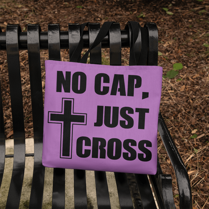 No Cap, Just Cross Classic Tote Bag – Gift for Her