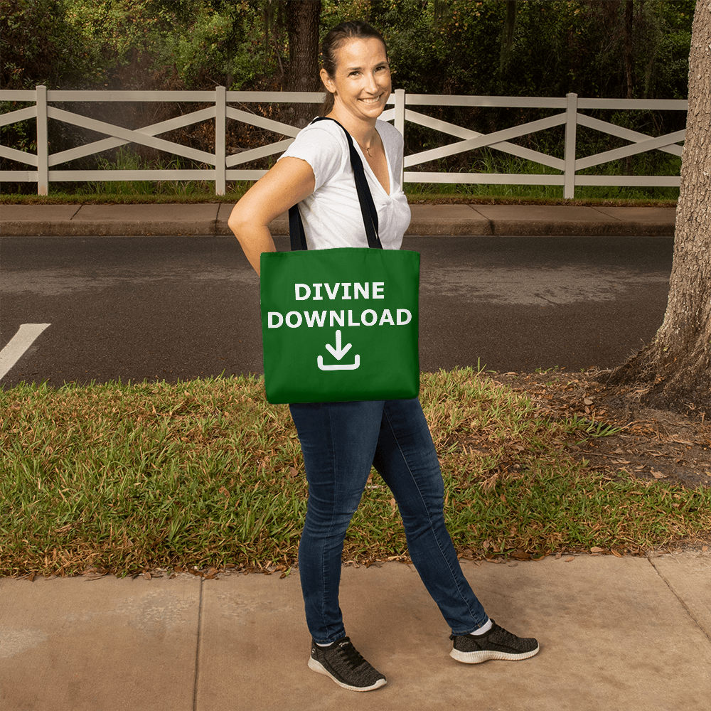 Divine Download - Classic Tote Bag - Gift for Her