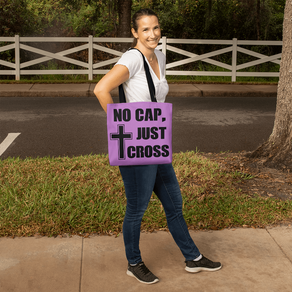 No Cap, Just Cross Classic Tote Bag – Gift for Her