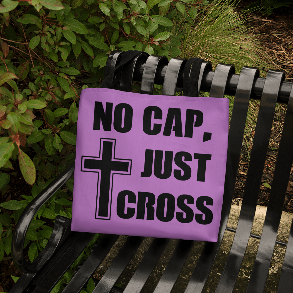 No Cap, Just Cross Classic Tote Bag – Gift for Her