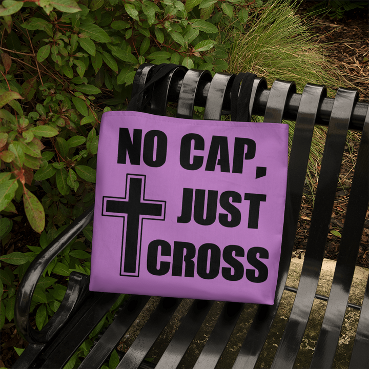 No Cap, Just Cross Classic Tote Bag – Gift for Her