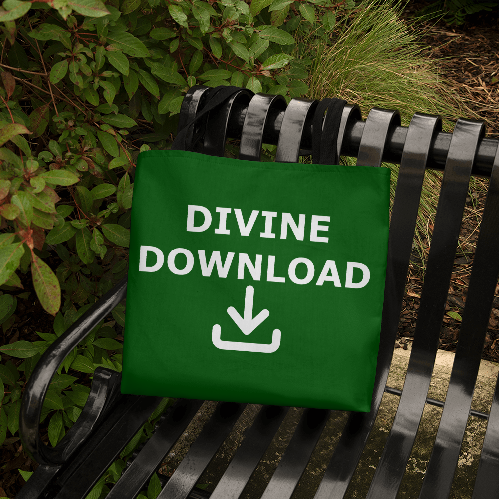 Divine Download - Classic Tote Bag - Gift for Her
