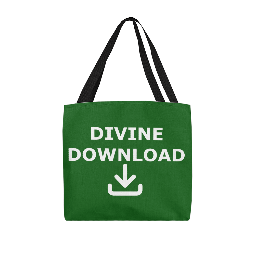 Divine Download - Classic Tote Bag - Gift for Her