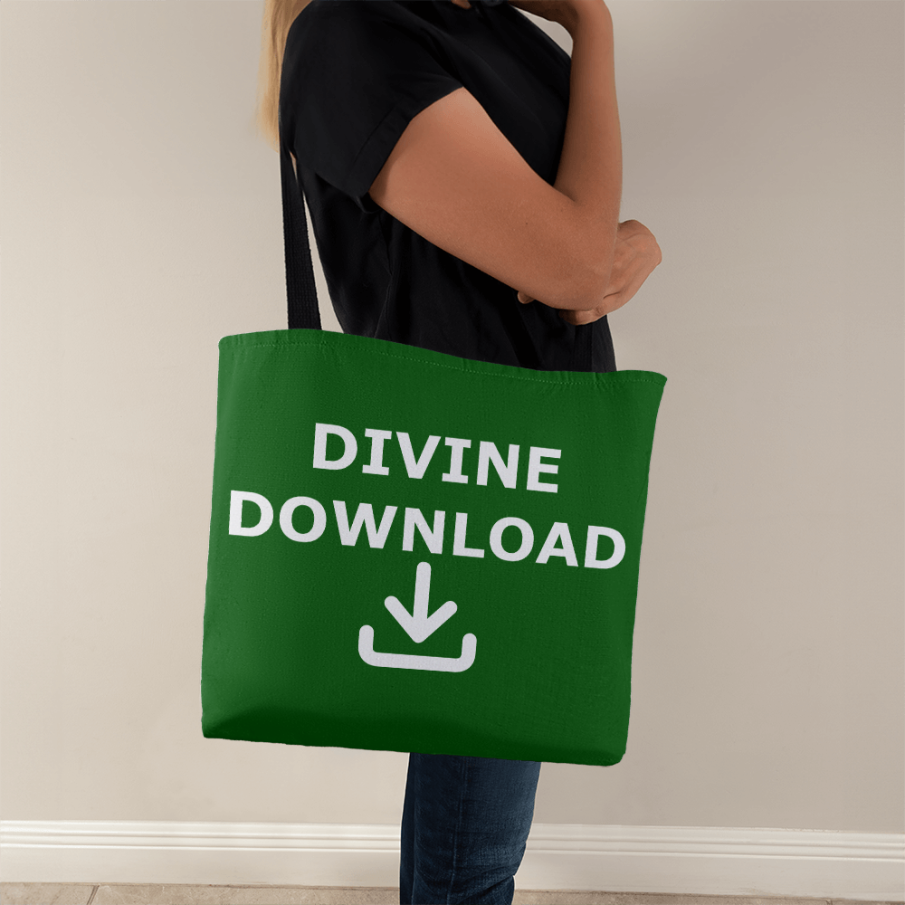 Divine Download - Classic Tote Bag - Gift for Her