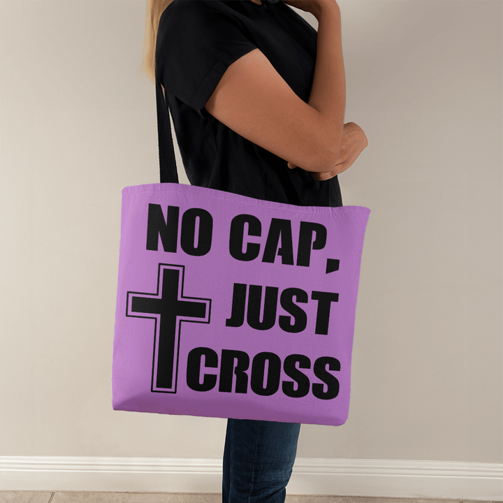 No Cap, Just Cross Classic Tote Bag – Gift for Her