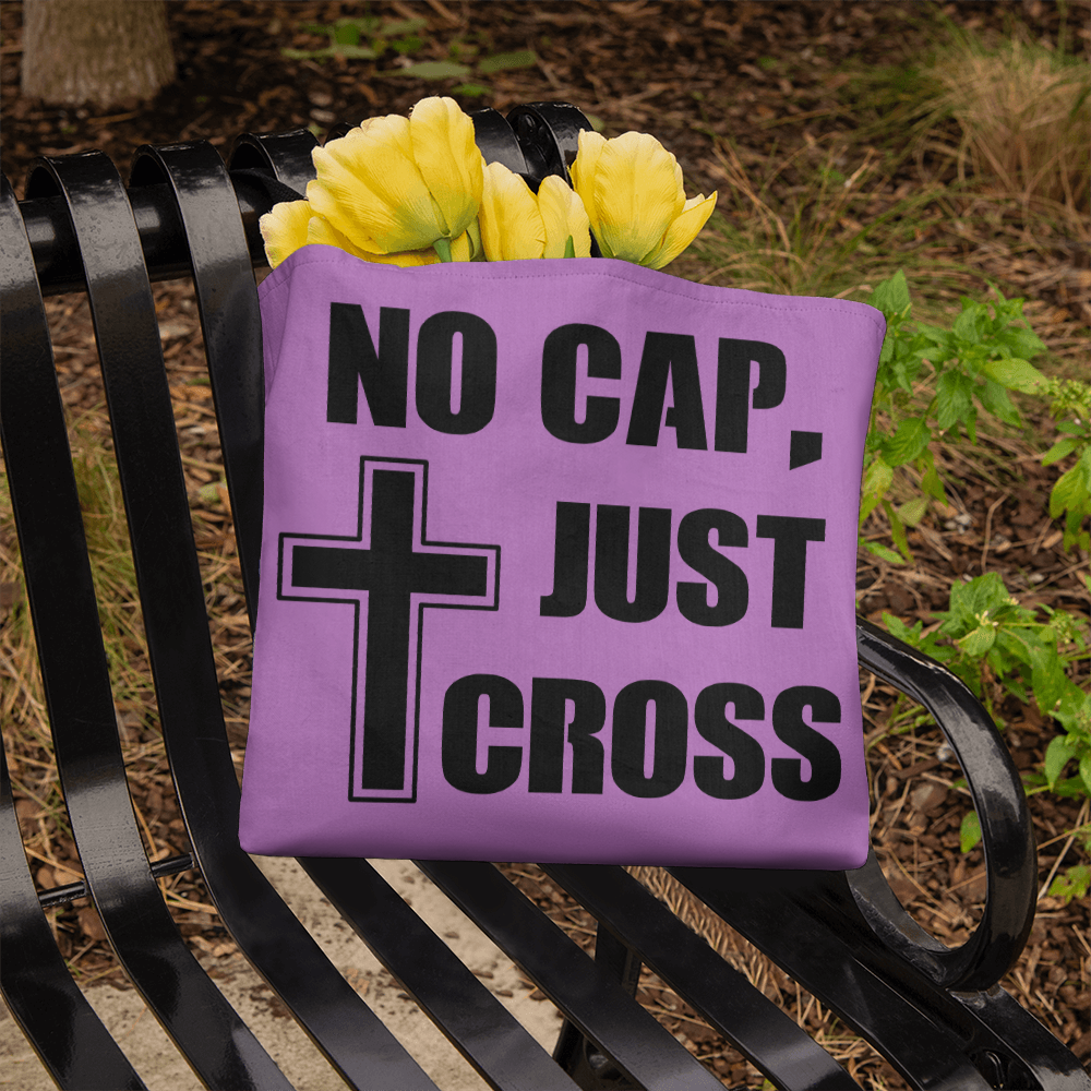 No Cap, Just Cross Classic Tote Bag – Gift for Her