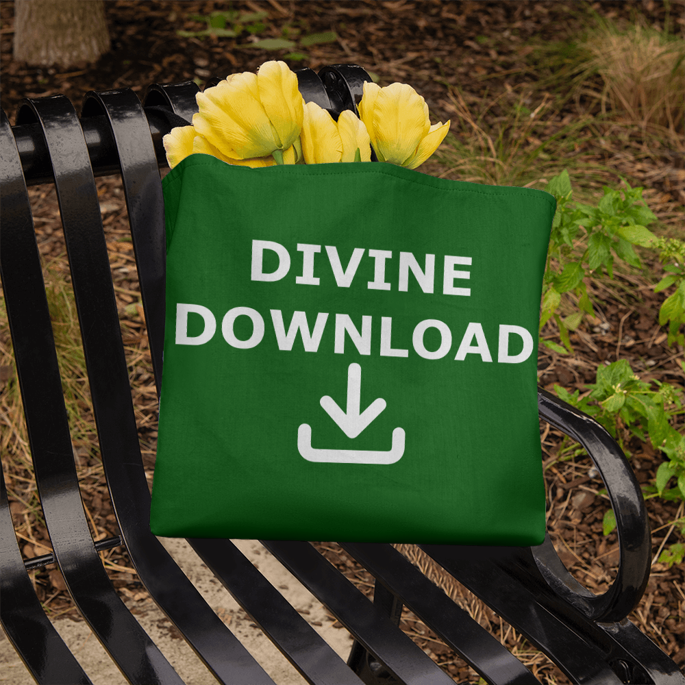 Divine Download - Classic Tote Bag - Gift for Her