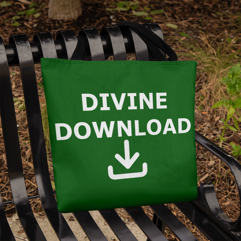 Divine Download - Classic Tote Bag - Gift for Her