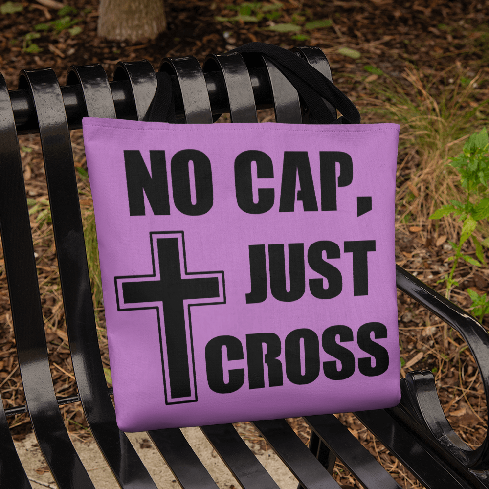 No Cap, Just Cross Classic Tote Bag – Gift for Her