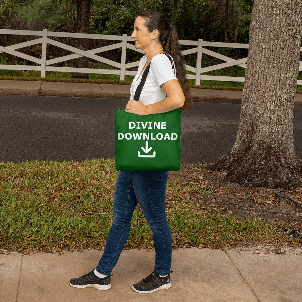 Divine Download - Classic Tote Bag - Gift for Her