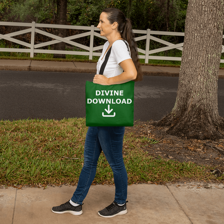 Divine Download - Classic Tote Bag - Gift for Her