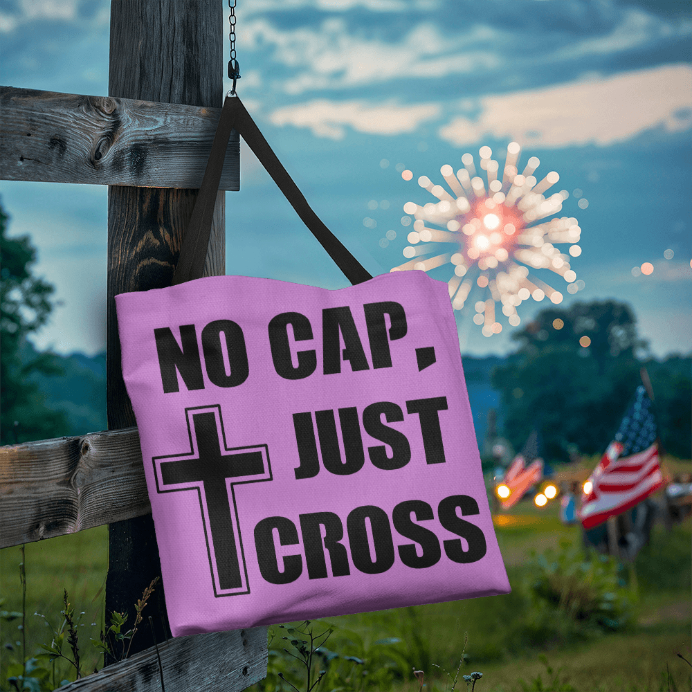No Cap, Just Cross Classic Tote Bag – Gift for Her